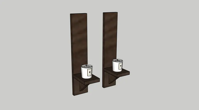 Sconce Candle Holders Plans